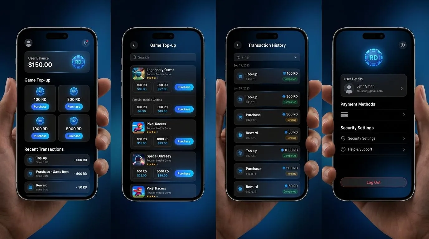 Gameplay Royal Dream dengan chip gold dari Top Up RD Official Pro